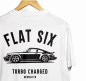 Preview: FLAT SIX Porsche 930 Turbo - T-Shirt