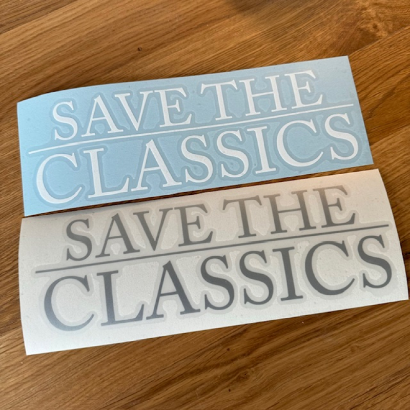 Save the Classics Aufkleber