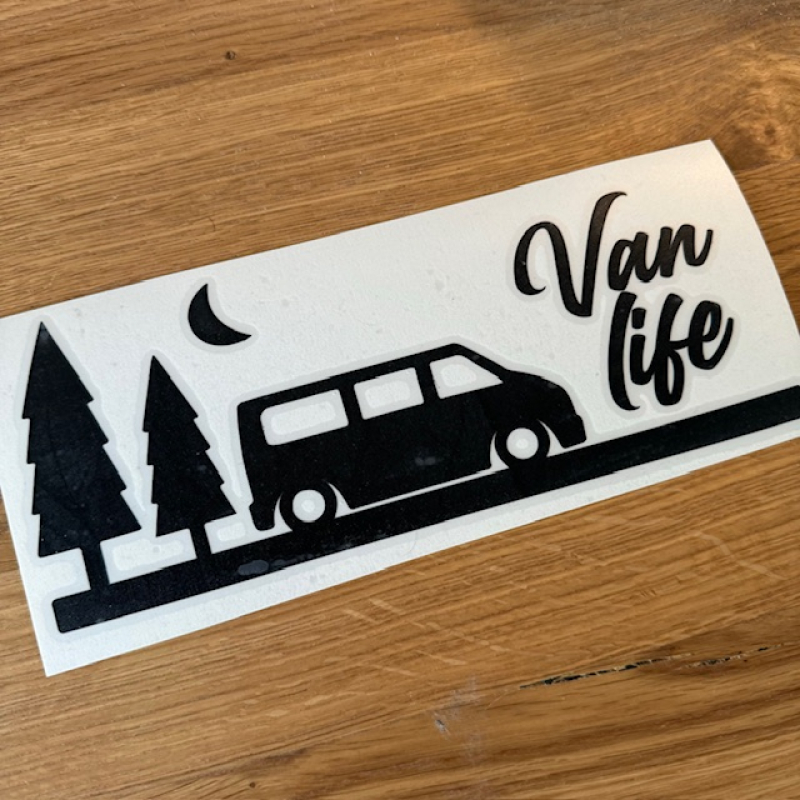 Vanlife Bulli Berge - Sticker