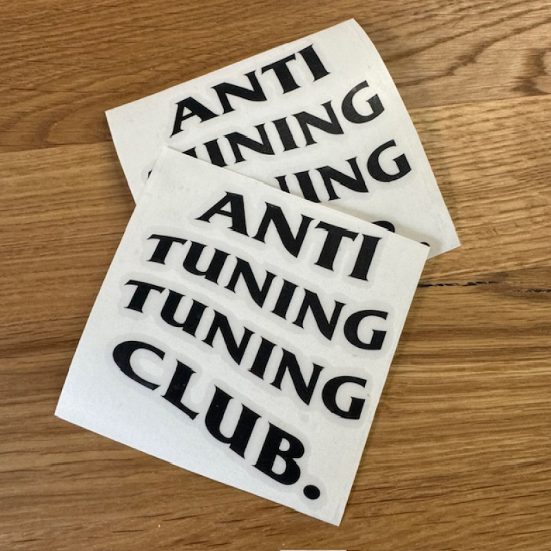 Anti Tuning Tuning Club - Sticker