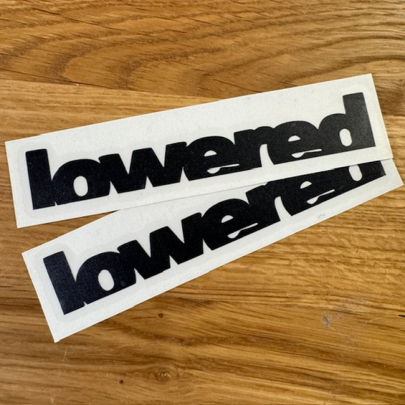 Lowered - Sticker