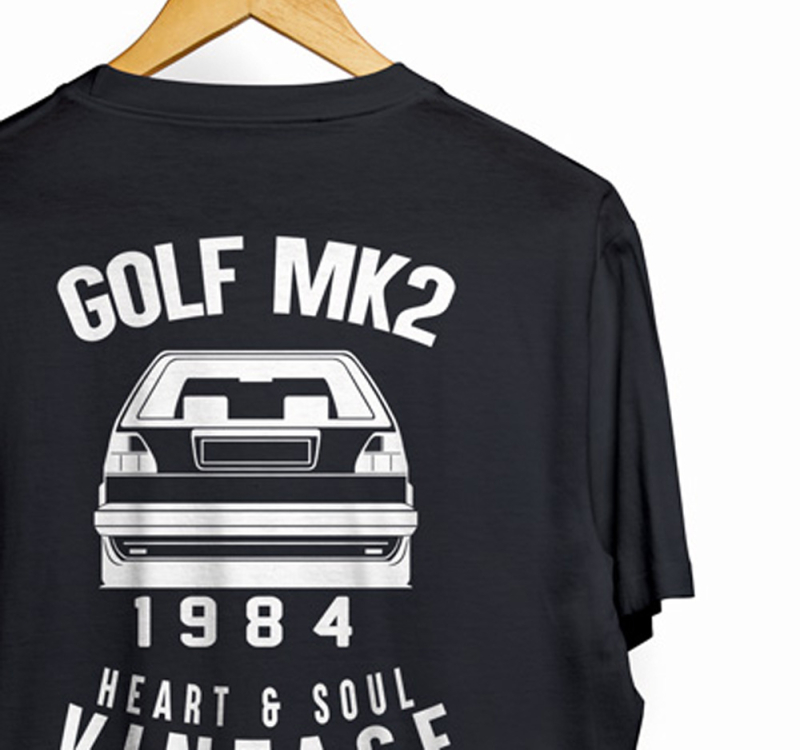 VW Golf 2 Vintage - T-Shirt