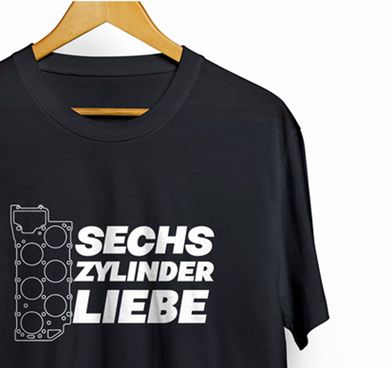 sechs Zylinder Liebe - T-Shirt
