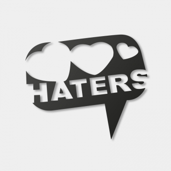 Haters Hearts - Sticker