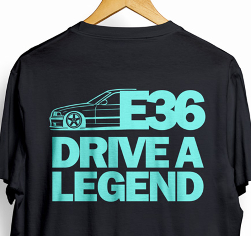 BMW E36 Drive a Legend - T-Shirt