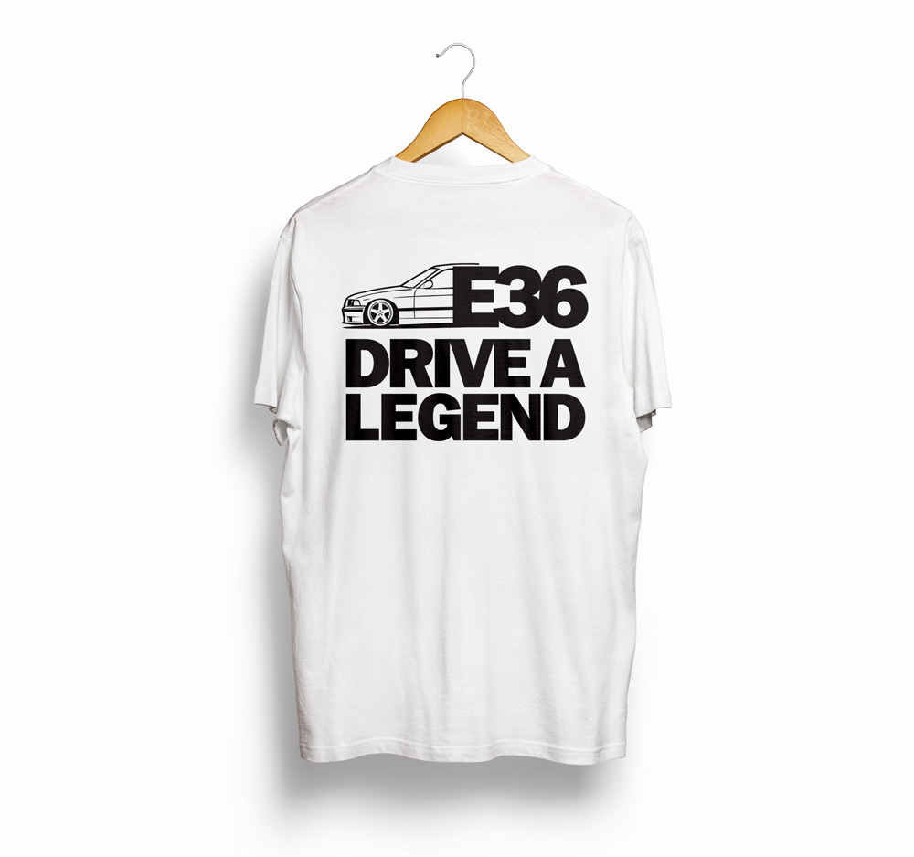 BMW E36 Drive a Legend - T-Shirt