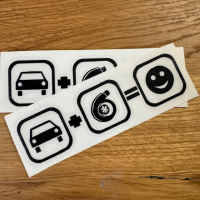 Auto Turbo Spass - Sticker